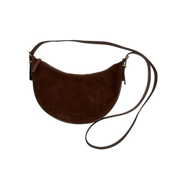 Madewell 'The Essential' Brown Leather Convertible Top Handle Crossbody - Picture 3 of 6